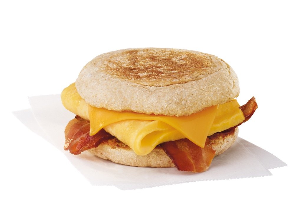 Chick Fil A Breakfast Menu - Bacon, Egg & Cheese Muffin