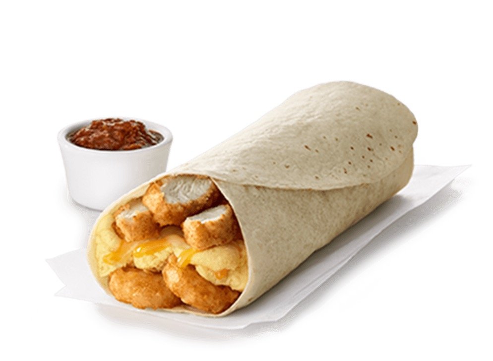 Chick Fil A Breakfast Menu - Hash Brown Scramble Burrito