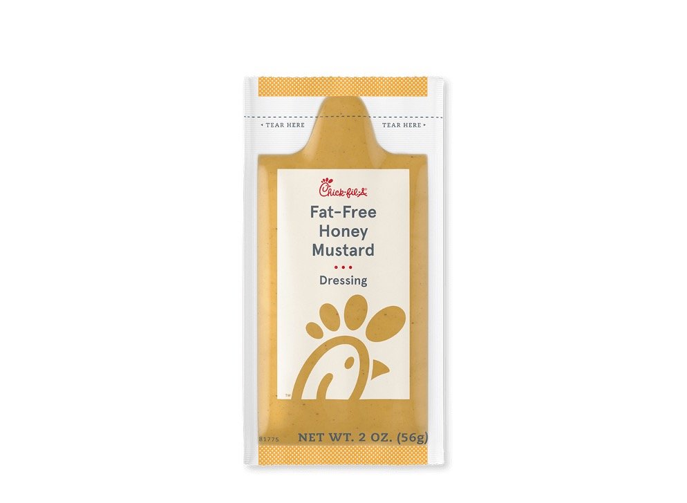 Chick Fil A Dipping Sauces and Dressings Menu - Fat-Free Honey Mustard Dressing