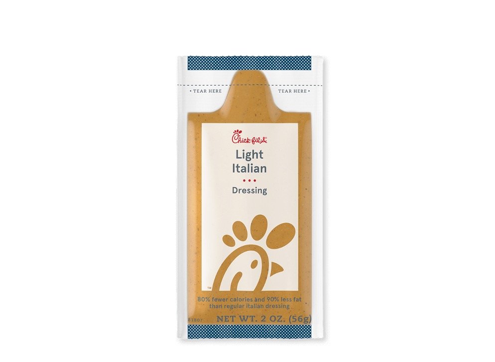 Chick Fil A Dipping Sauces and Dressings Menu - Light Italian Dressing