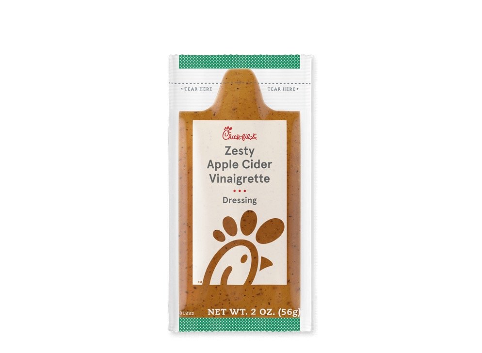 Chick Fil A Dipping Sauces and Dressings Menu - Zesty Apple Cider Vinaigrette Dressing