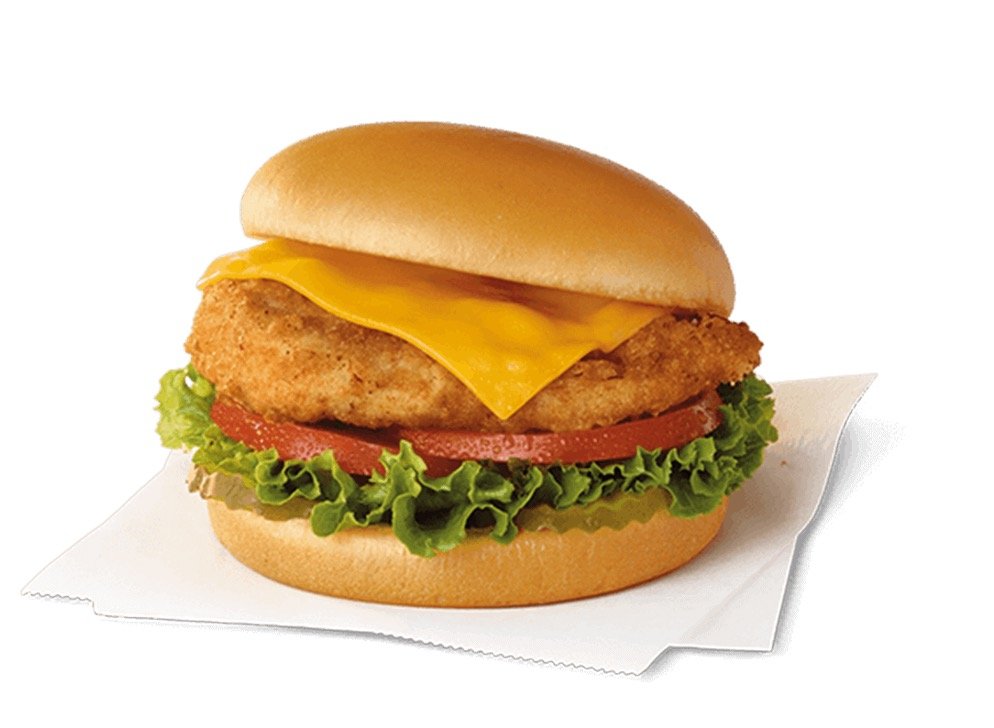Chick Fil A Entrees Menu - Deluxe Sandwich