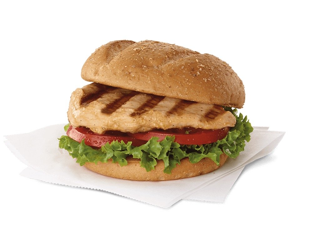 Chick Fil A Entrees Menu - Grilled Chicken Sandwich