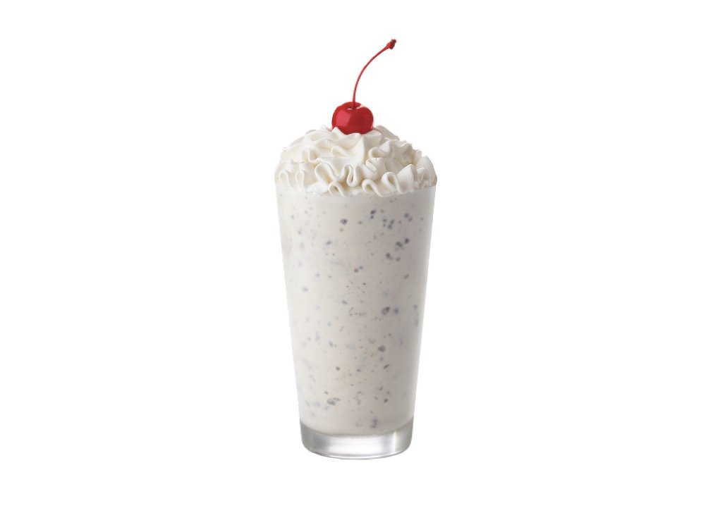 Chick Fil A Treats Menu - Cookies & Cream Milkshake