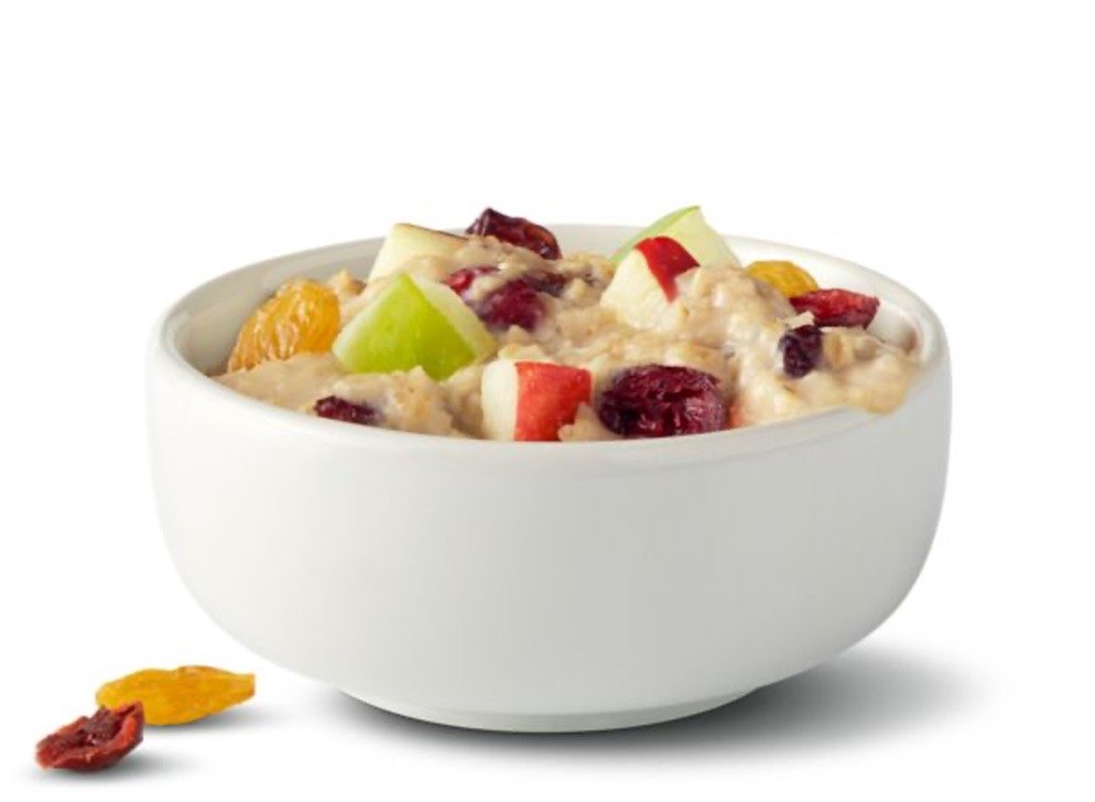 Mcdonalds Breakfast Menu - Fruit & Maple Oatmeal