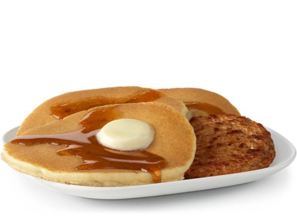 Mcdonalds Breakfast Menu - Hotcakes and Sausage