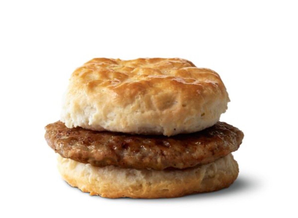 Mcdonalds Breakfast Menu - Sausage Biscuit