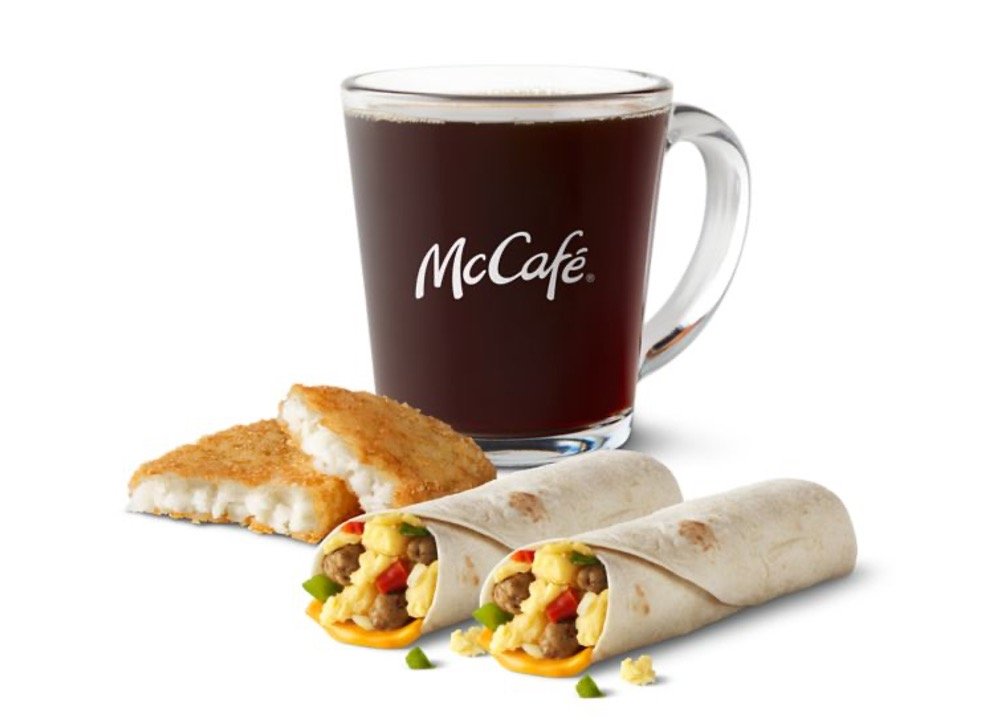 Mcdonalds Breakfast Menu - Sausage Burrito Meal