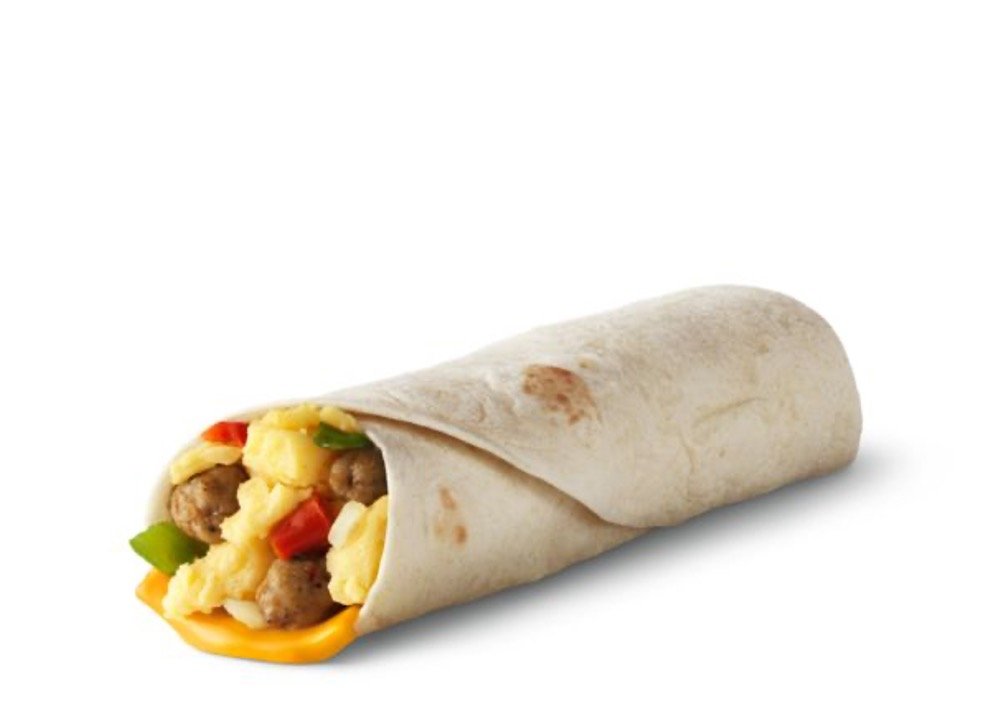 Mcdonalds Breakfast Menu - Sausage Burrito