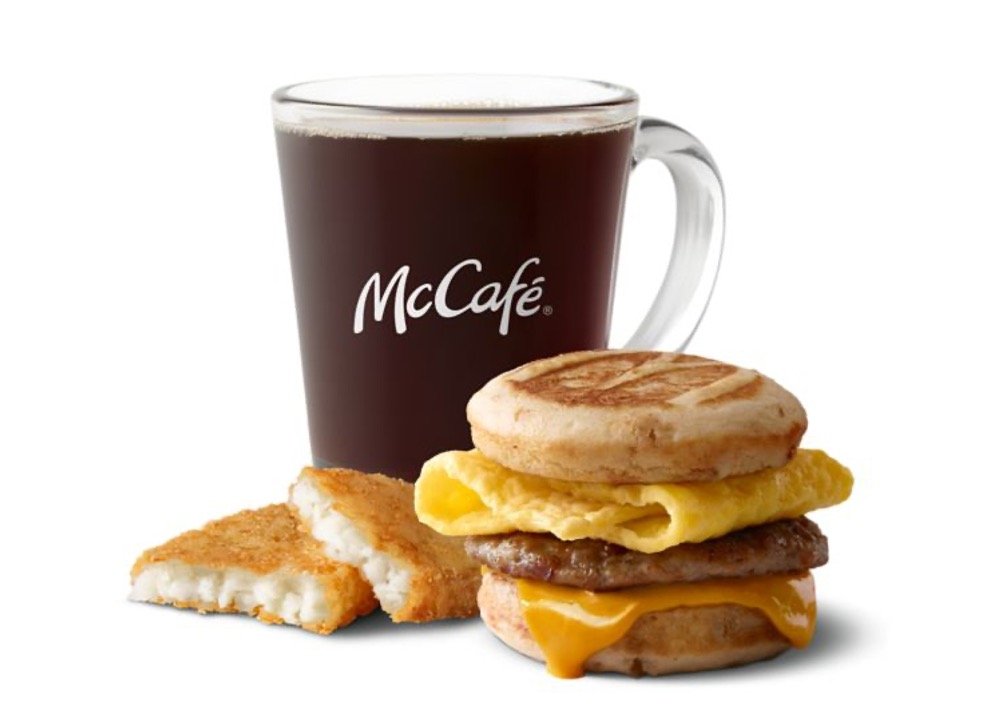 Mcdonalds Breakfast Menu - Sausage, Egg & Cheese McGriddles Meal