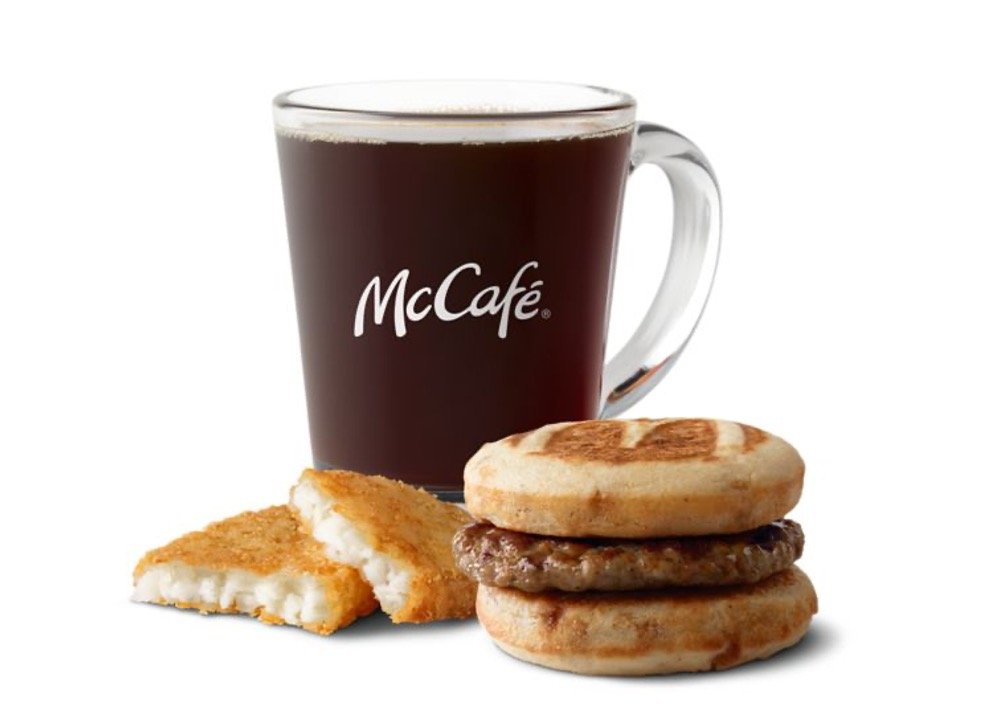 Mcdonalds Breakfast Menu - Sausage McGriddles Meal