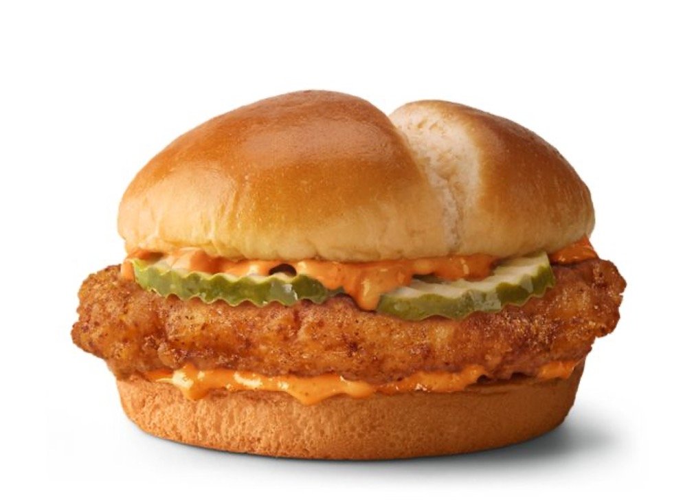 Mcdonalds Chicken & Fish Sandwiches Menu - Spicy McCrispy