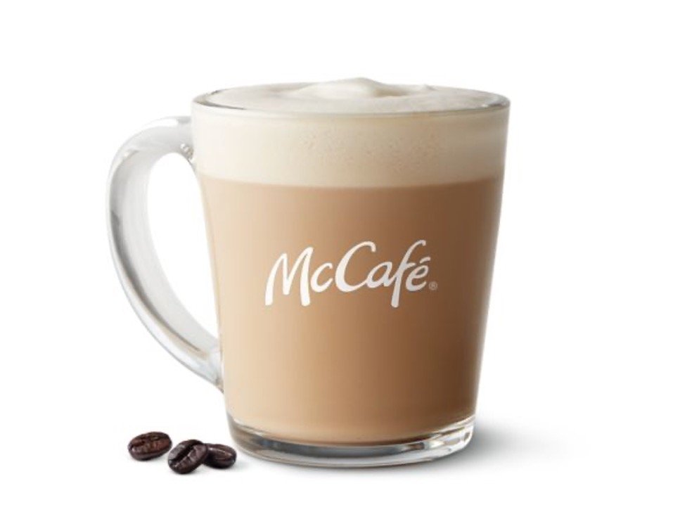 Mcdonalds McCafé Coffees Menu - McCafé Cappuccino