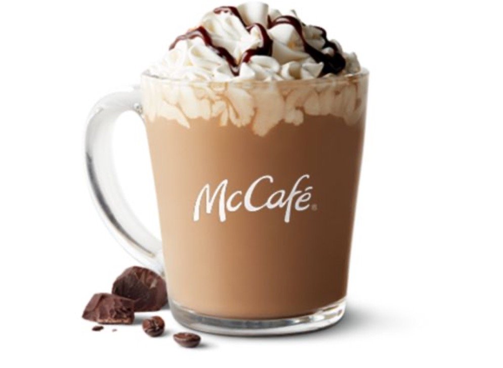 Mcdonalds McCafé Coffees Menu - McCafé Mocha Latte