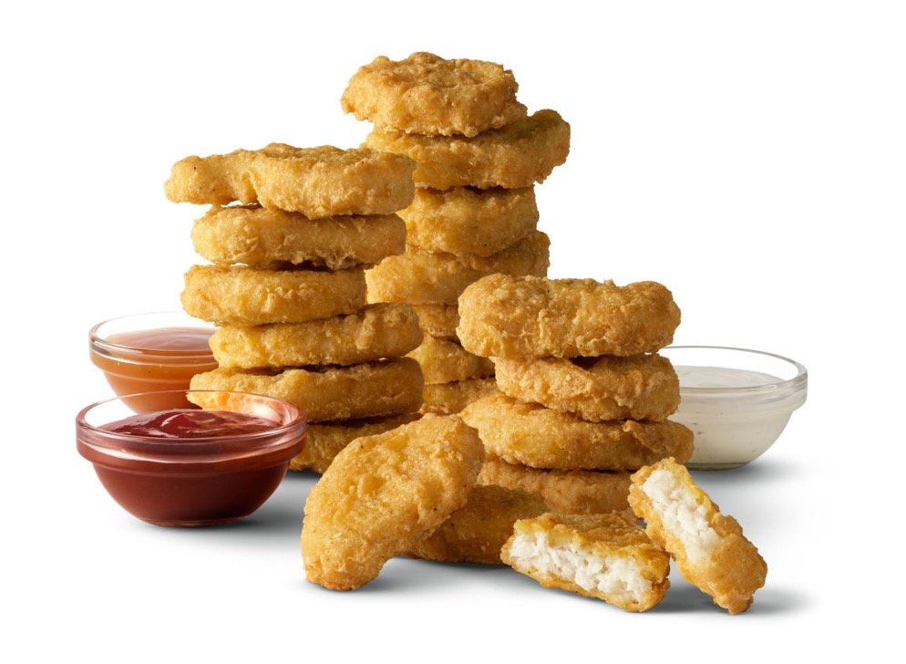 Mcdonalds McNuggets Menu - 20 piece