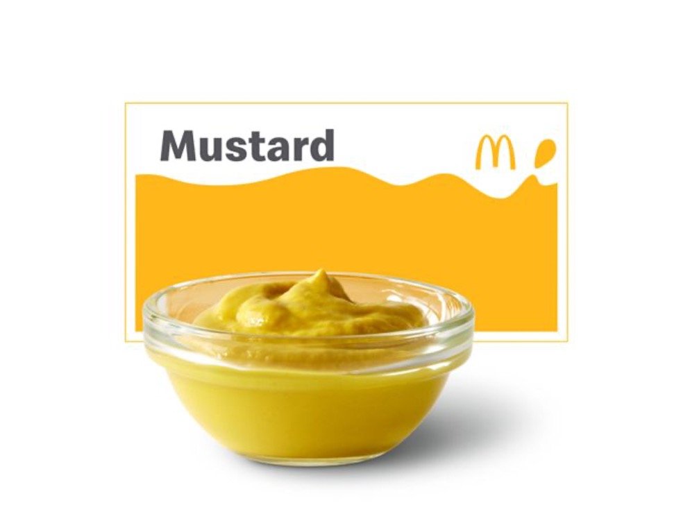 Mcdonalds Sauce Menu - Mustard Packet