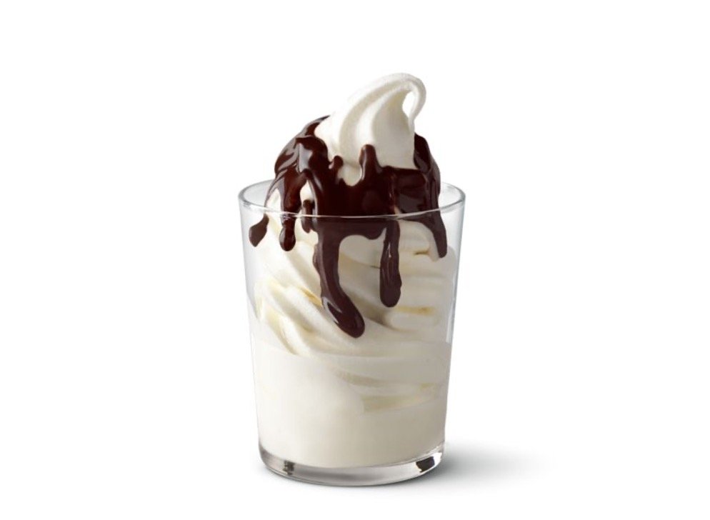 Mcdonalds Sweets & Treats Menu - Hot Fudge Sundae