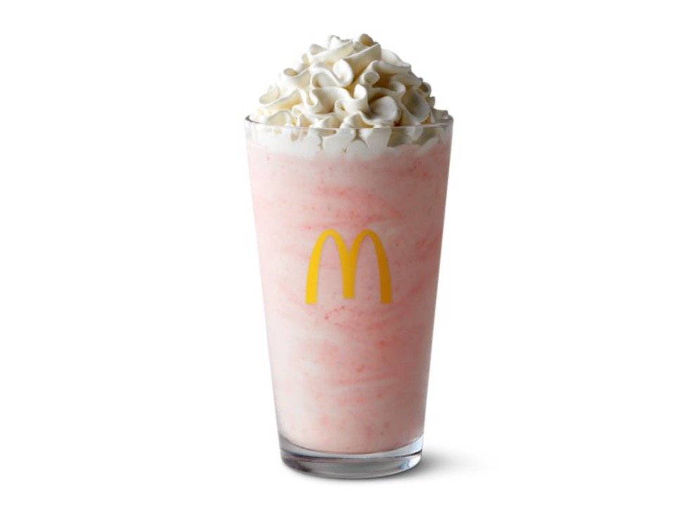 Mcdonalds Sweets & Treats Menu - Strawberry Shake