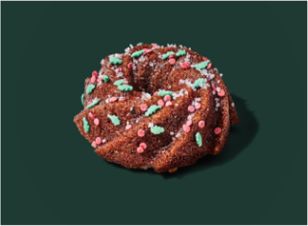 StarBucks Bakery Menu - Dark Toffee Bundt