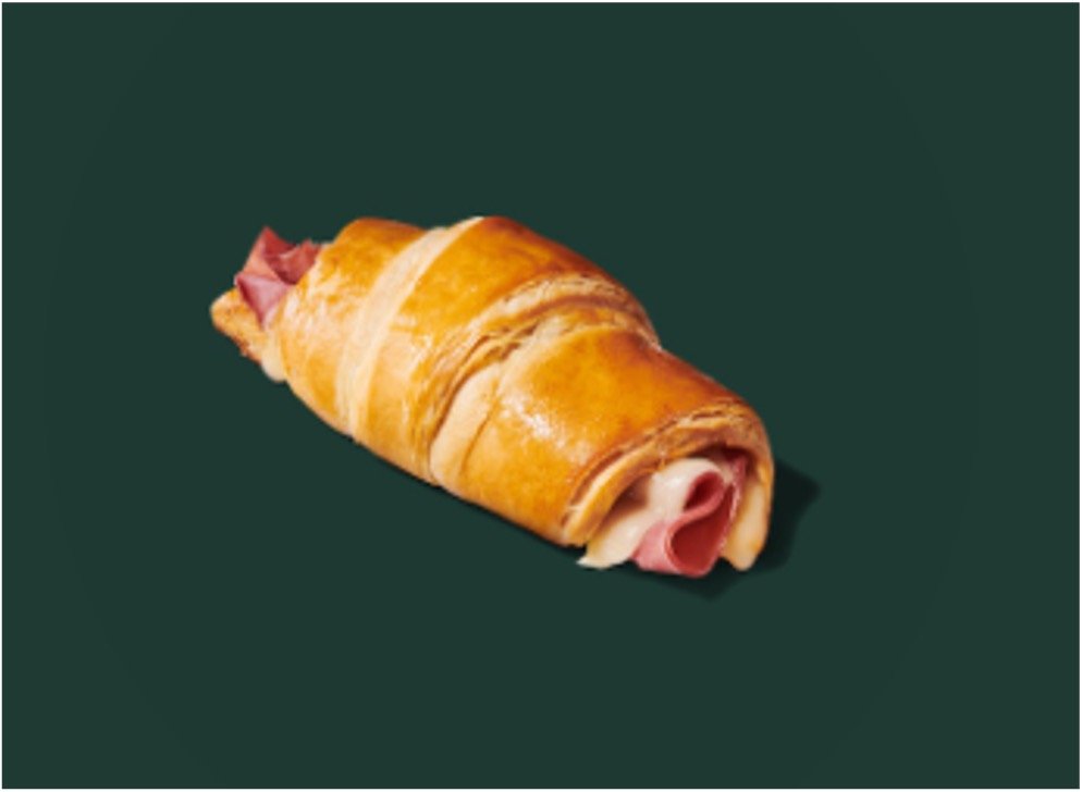 StarBucks Bakery Menu - Ham & Swiss Croissant