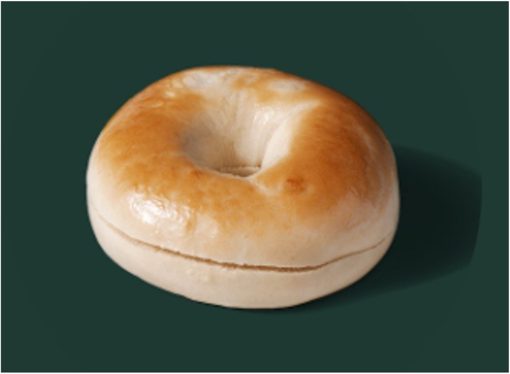 StarBucks Bakery Menu - Plain Bagel