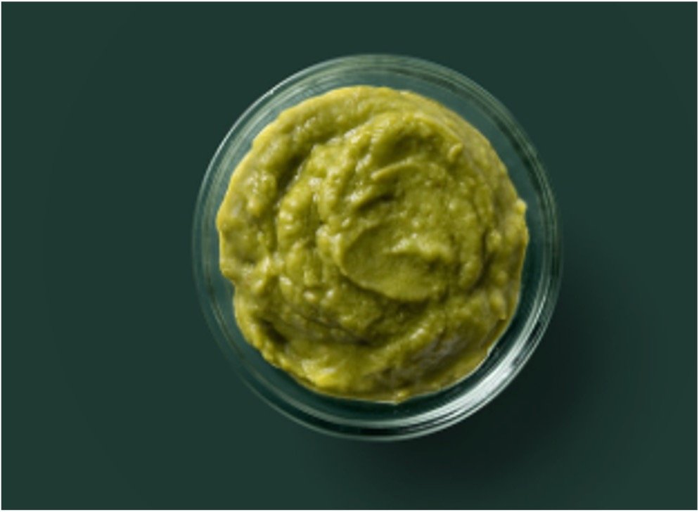 StarBucks Breakfast Menu - Avocado Spread