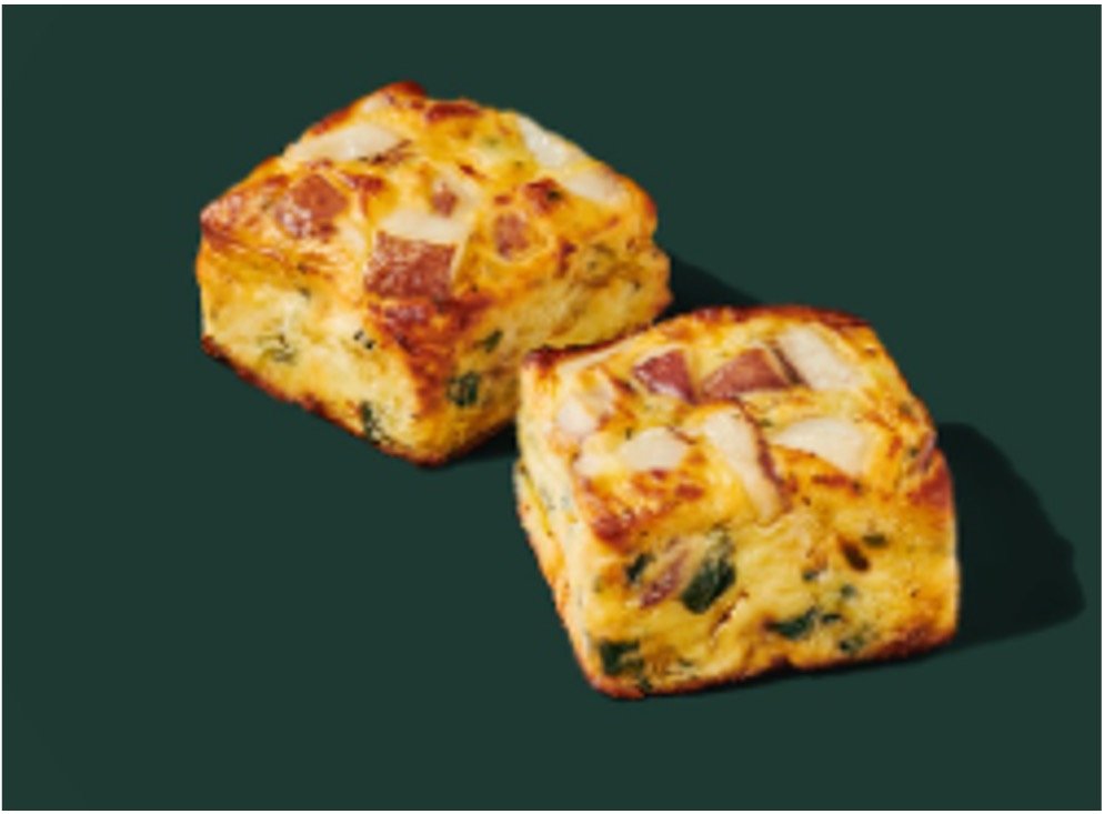 StarBucks Breakfast Menu - Potato, Cheddar & Chive Bakes