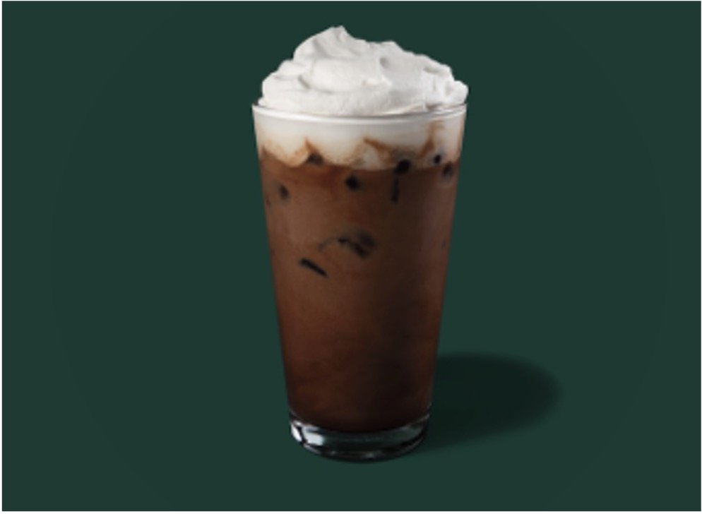 StarBucks Cold Coffees Menu - Iced Caffè Mocha