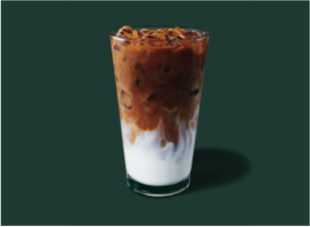 StarBucks Cold Coffees Menu - Iced Caramel Macchiato