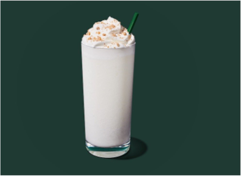 StarBucks Frappuccino Blended Beverages Menu - Chestnut Praline Crème Frappuccino Blended Beverage