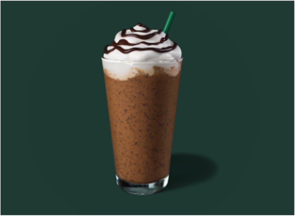 StarBucks Frappuccino Blended Beverages Menu - Java Chip Frappuccino Blended Beverage