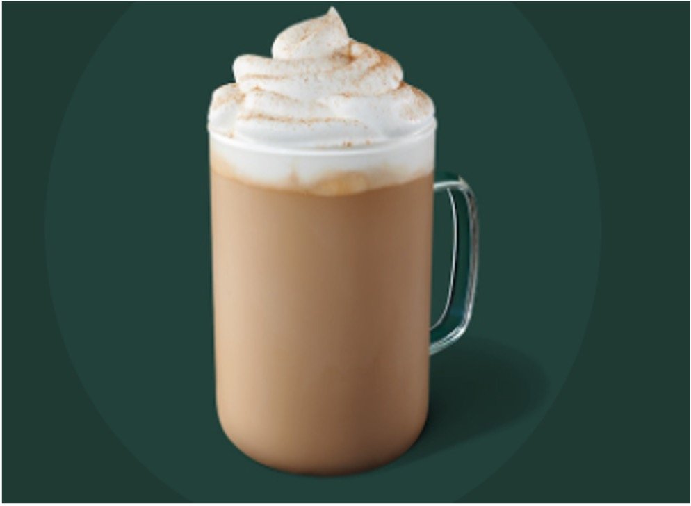 StarBucks Hot Coffees Menu - Gingerbread Latte