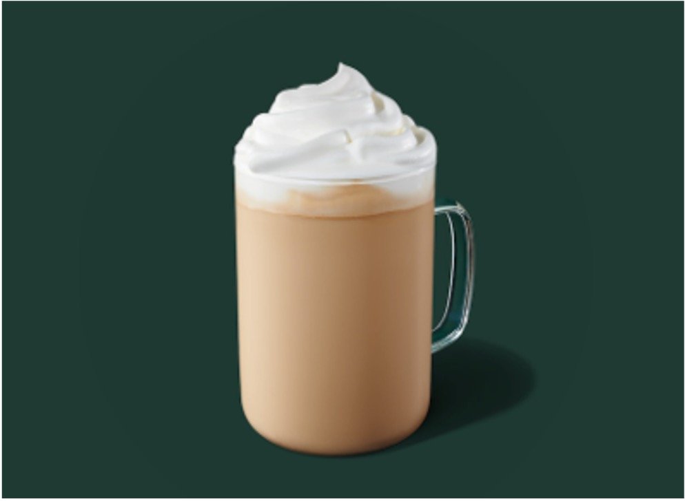 StarBucks Hot Coffees Menu - White Chocolate Mocha