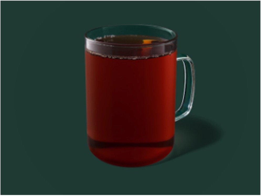 StarBucks Hot Teas Menu - Chai Tea