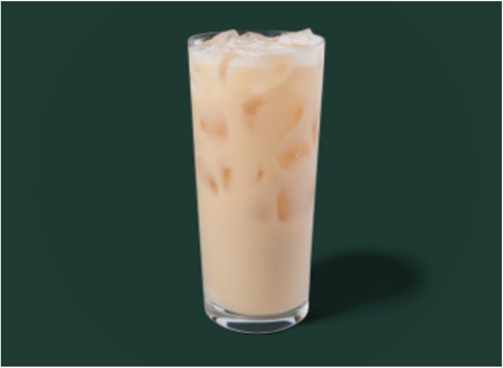 StarBucks Iced Tea & Lemonade Menu - Iced Royal English Breakfast Latte