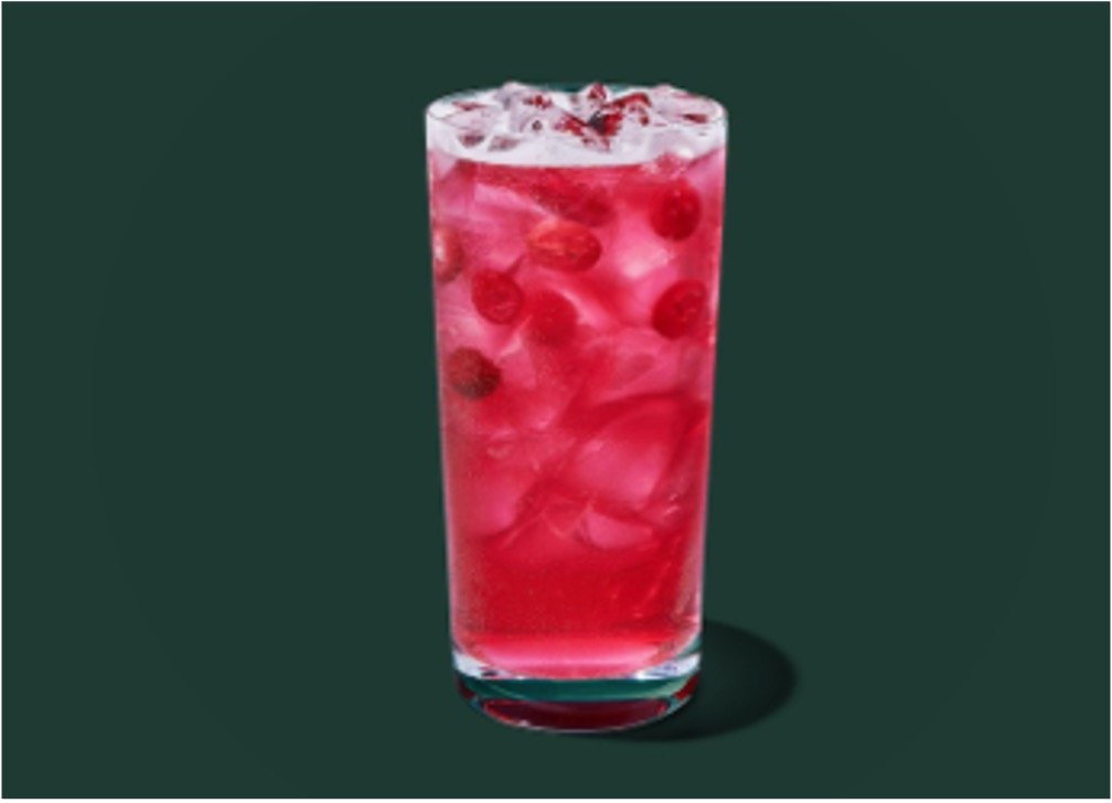 StarBucks Refreshers Beverages Menu - Cran-Merry Orange Refresher