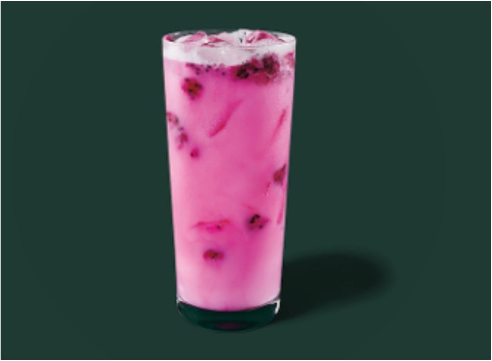 StarBucks Refreshers Beverages Menu - Dragon Drink