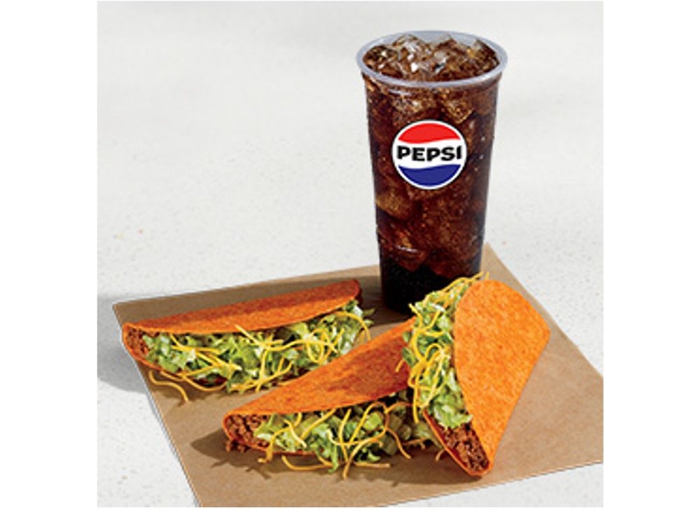 Taco Bell Menu Items - 3 Doritos Locos Tacos Combo
