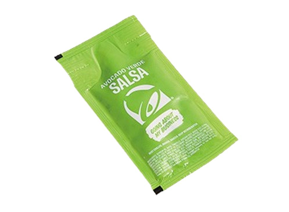 Taco Bell Menu Items - Avocado Verde Salsa Sauce Packet
