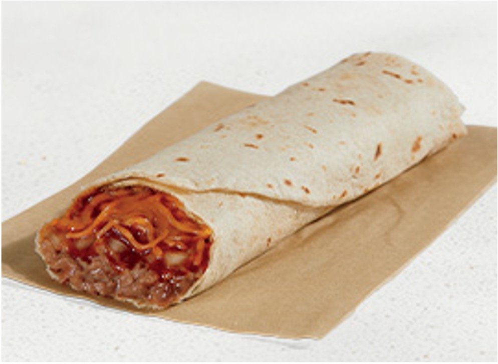 Taco Bell Menu Items - Bean Burrito