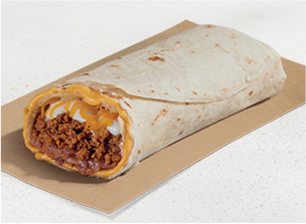 Taco Bell Menu Items - Beefy 5-Layer Burrito