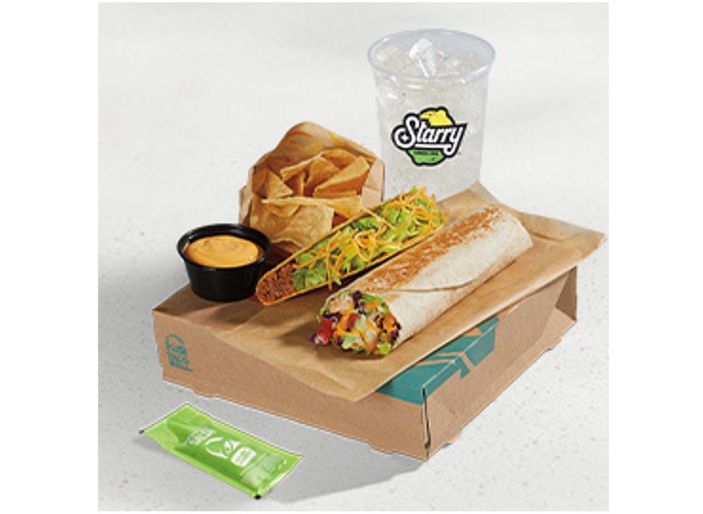 Taco Bell Menu Items - Cantina Chicken Burrito Meal