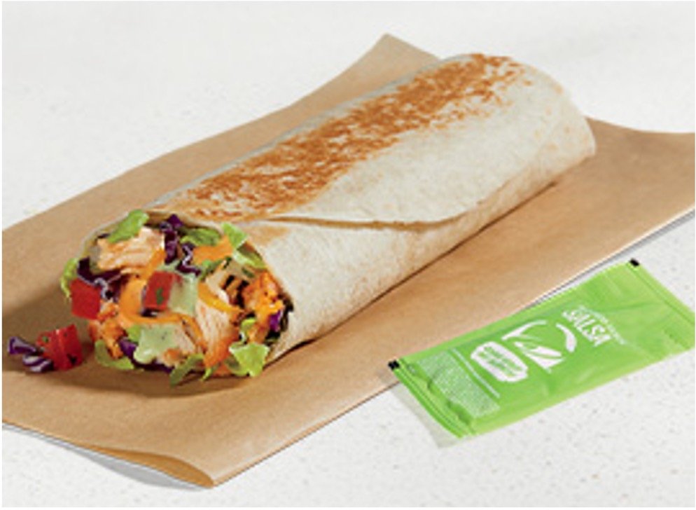 Taco Bell Menu Items - Cantina Chicken Burrito