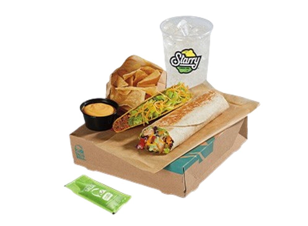 Taco Bell Menu Items - Cantina Chicken Burrito Meal