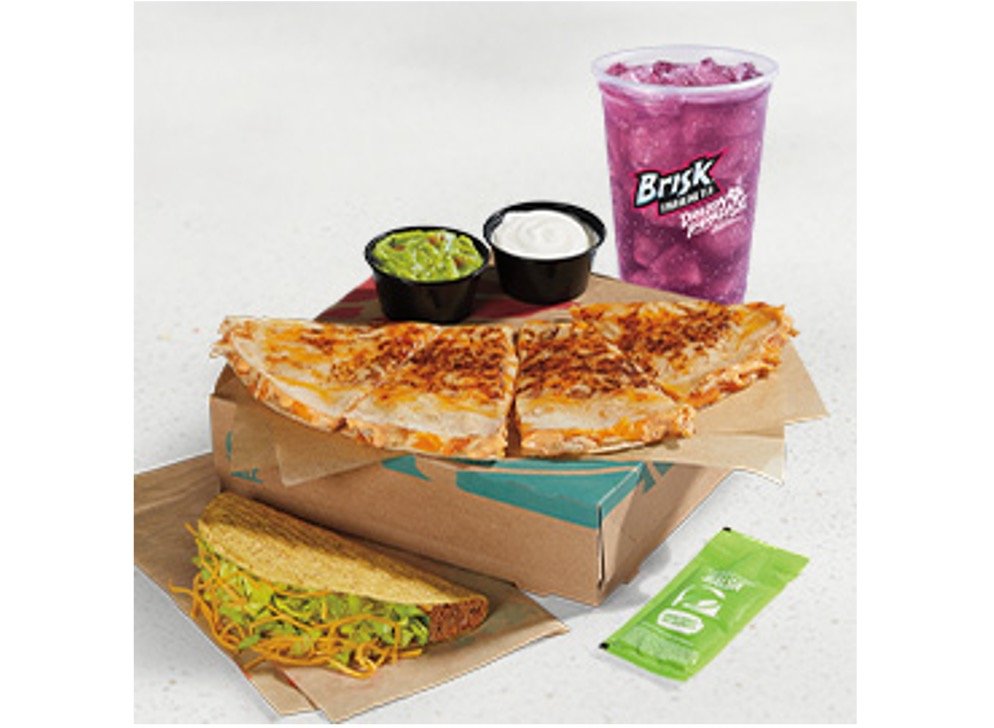Taco Bell Menu Items - Cantina Chicken Quesadilla Meal