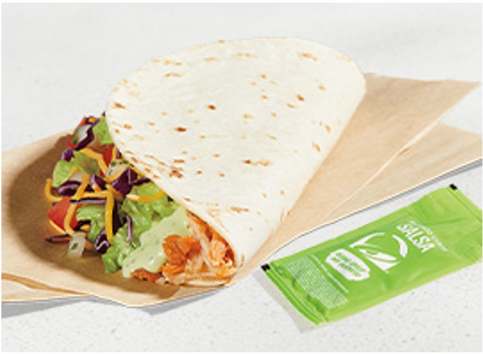 Taco Bell Menu Items - Cantina Chicken Soft Taco