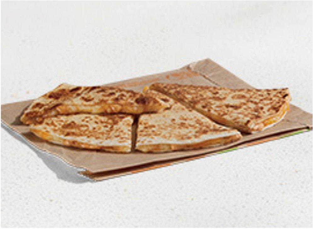 Taco Bell Menu Items - Cheese Quesadilla