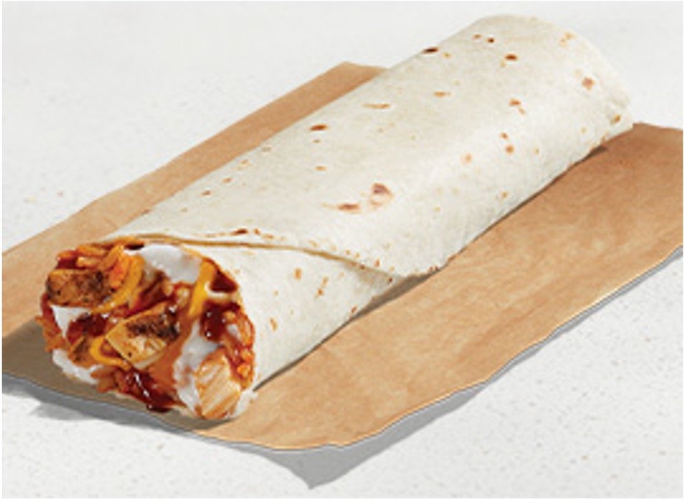 Taco Bell Menu Items - Chicken Enchilada Burrito