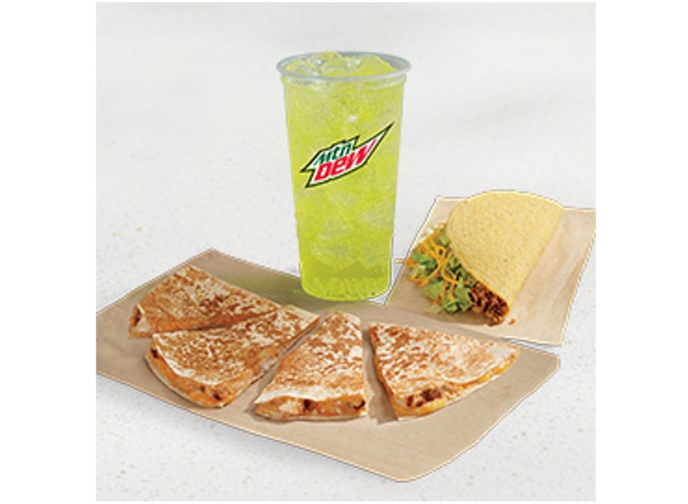 Taco Bell Menu Items - Chicken Quesadilla Combo