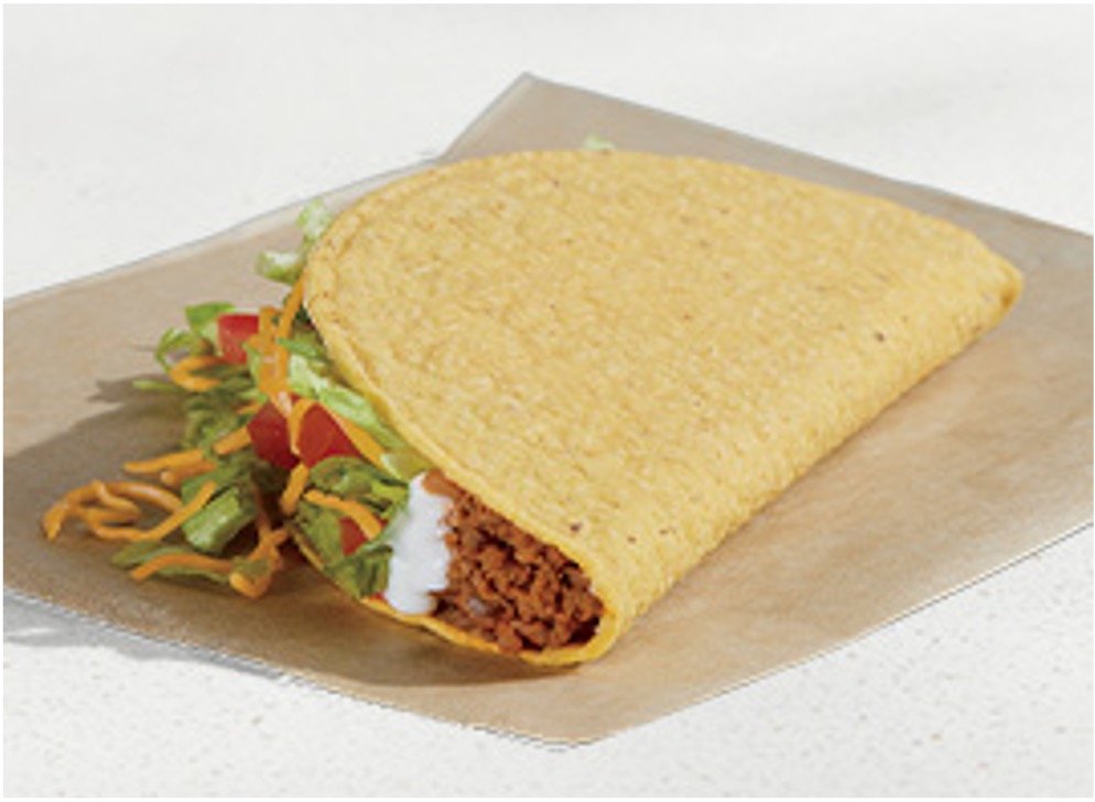 Taco Bell Menu Items - Crunchy Taco Supreme